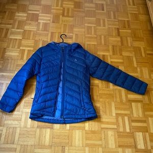 Blue Paradox puffer coat size L